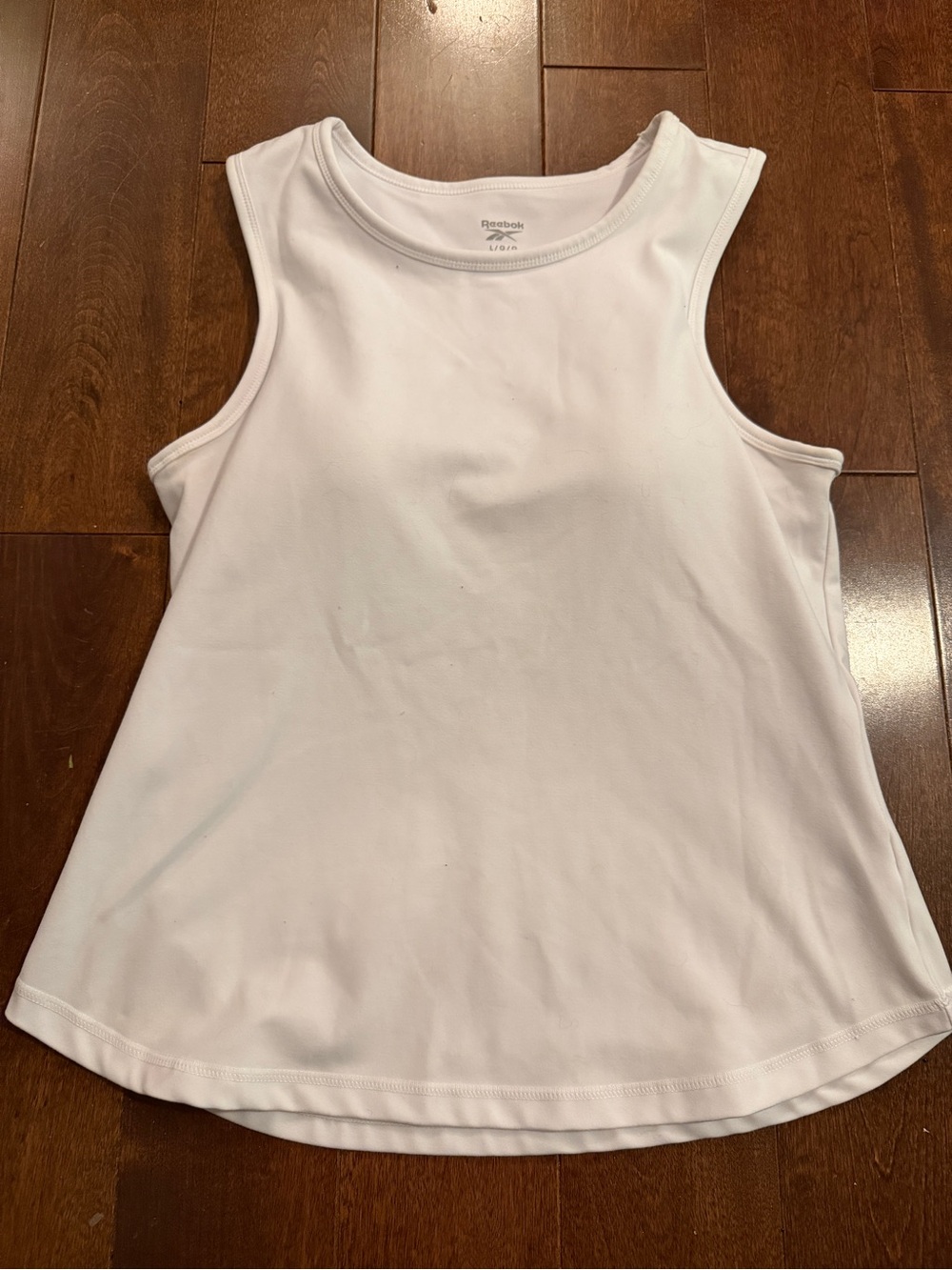 Reebok Women’s White Sleeveless Tank Top SZ L